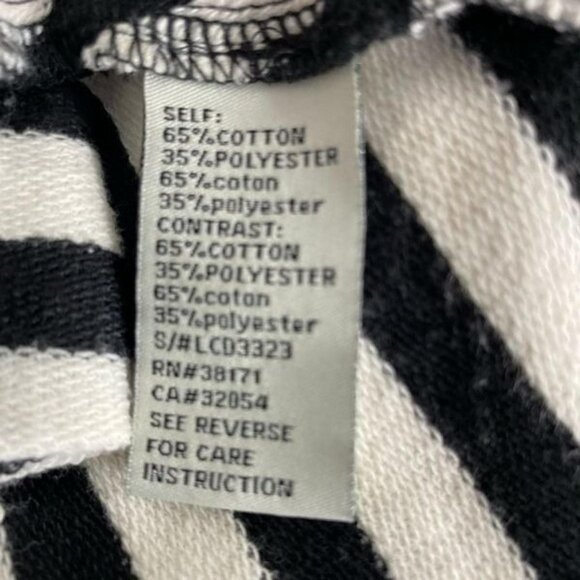 Black White Stripe Long - Picture 3 of 5